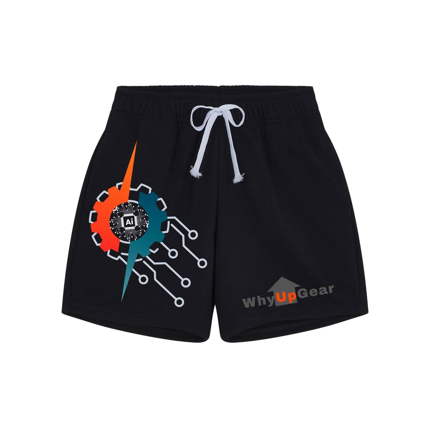 Classic Comfort Sweat Short - AI circuit and gear design