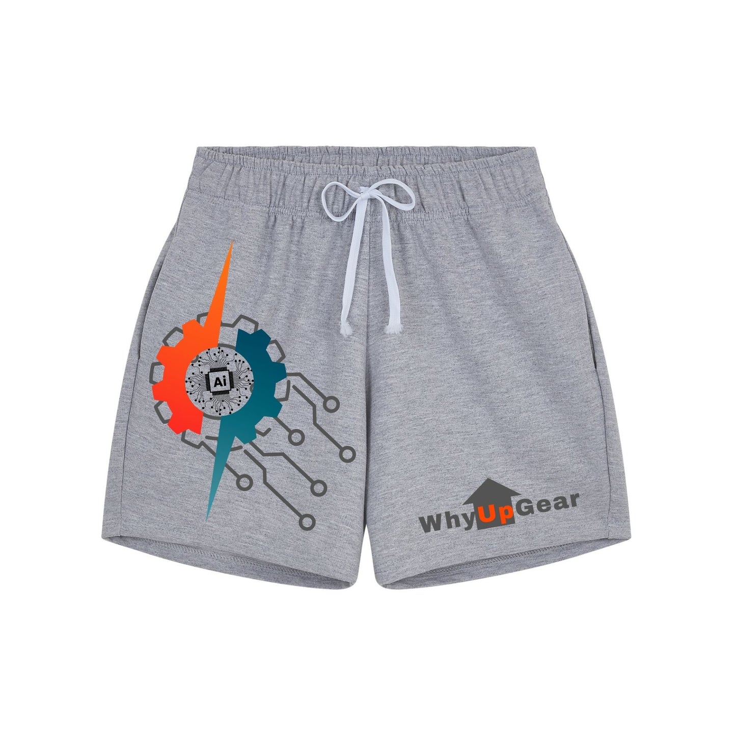 Classic Comfort Sweat Short - AI circuit and gear design