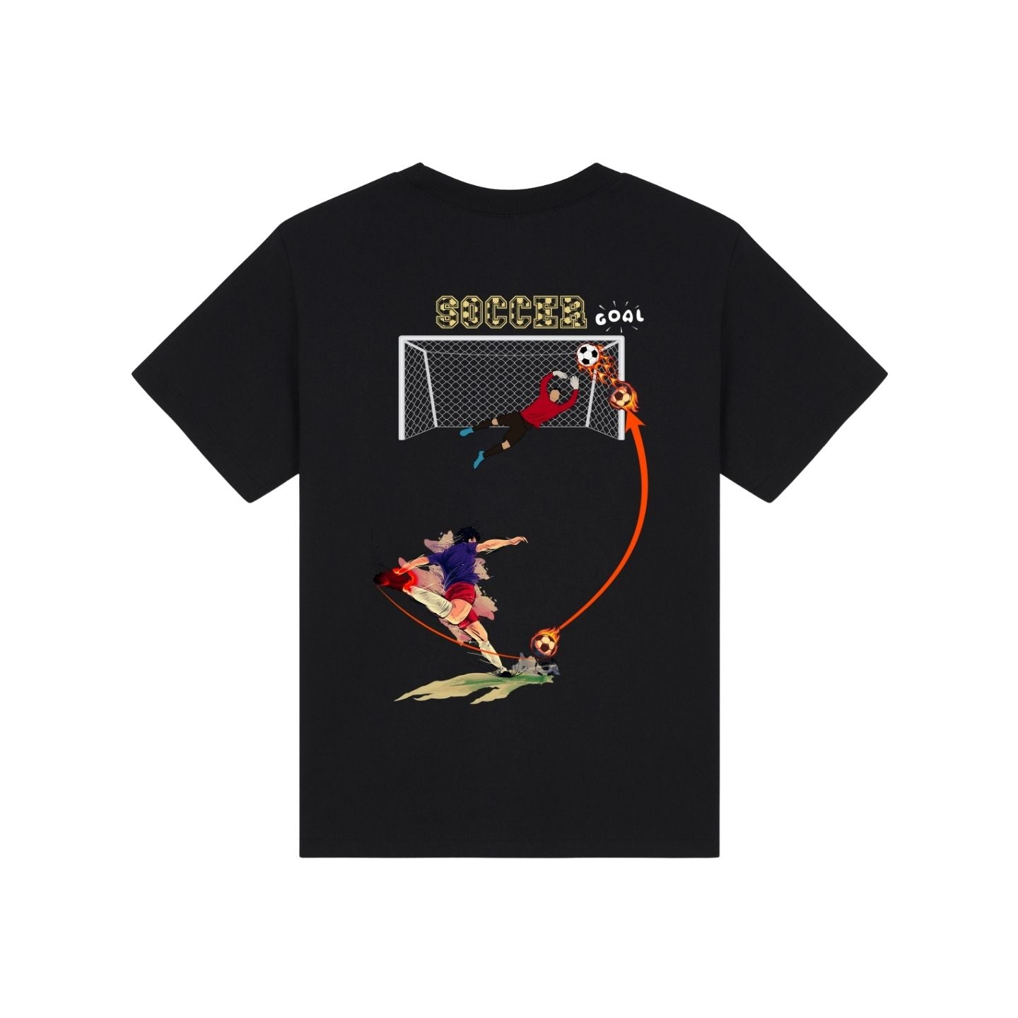 Kids Football T-shirt - Soccer Goal Tee