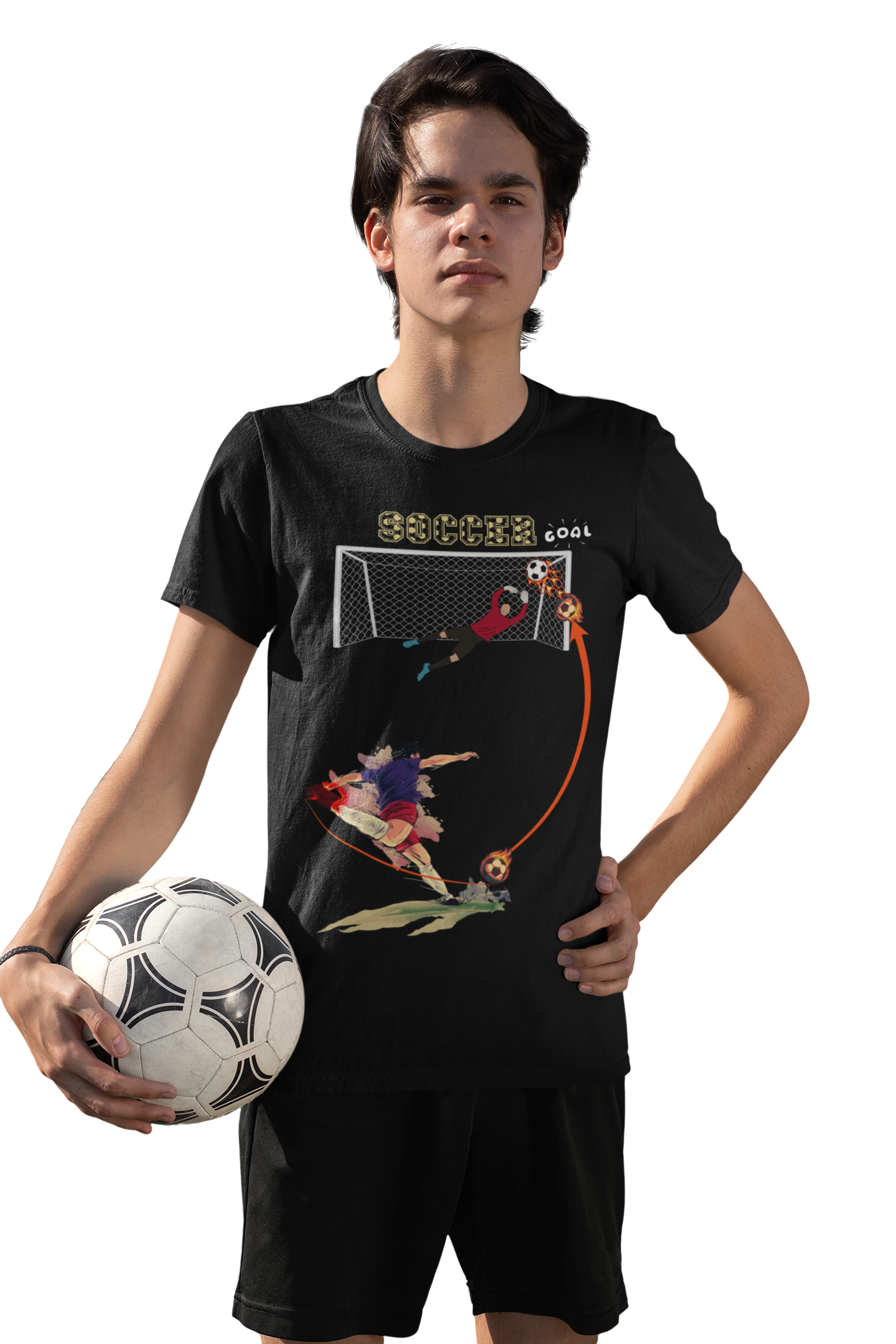 Kids Football T-shirt - Soccer Goal Tee